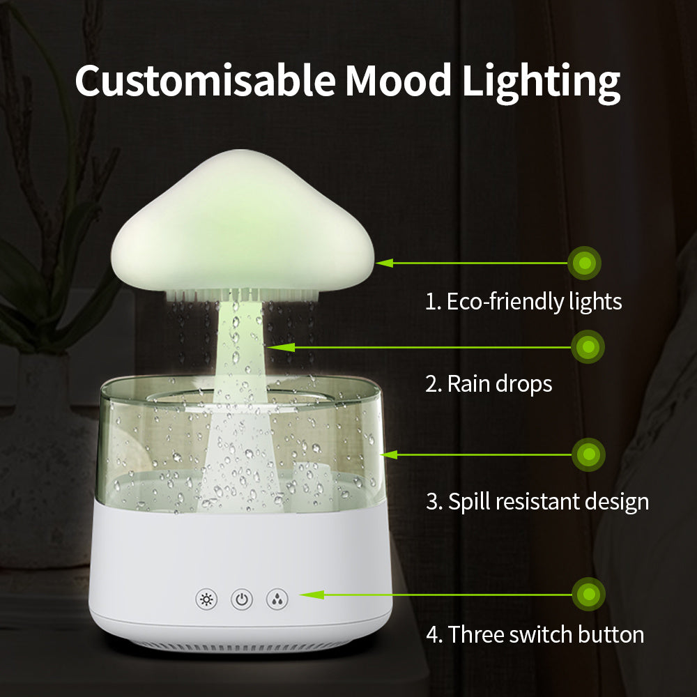 Rain Humidifier Mushroom Humidifier Rain Cloud Humidifier Water Drop HRain Humidifier Mushroom Humidifier Rain Cloud Humidifier Water Drop Humidifier