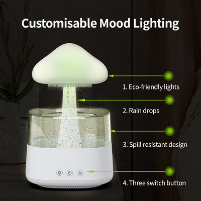 Rain Humidifier Mushroom Humidifier Rain Cloud Humidifier Water Drop HRain Humidifier Mushroom Humidifier Rain Cloud Humidifier Water Drop Humidifier