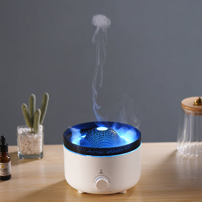 Mute Of New Small Simulated Flame Volcano Humidifier Flame Humidifier Small Simulated Flame Volcano Humidifier Flame Humidifier Volcano Diffuser Home Decorations
