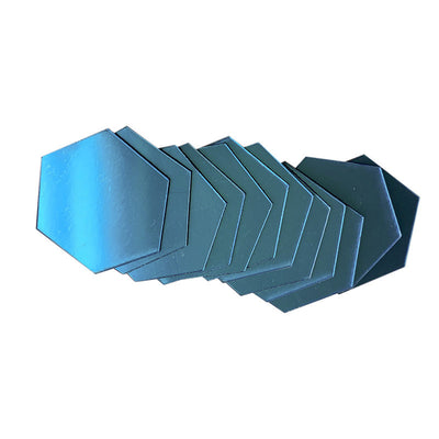 Hexagonal Mirror Acrylic Wall Sticker Background Wall Crystal Stereo MHexagonal Mirror Acrylic Wall Sticker Background Wall Crystal Stereo Mirror Sticker