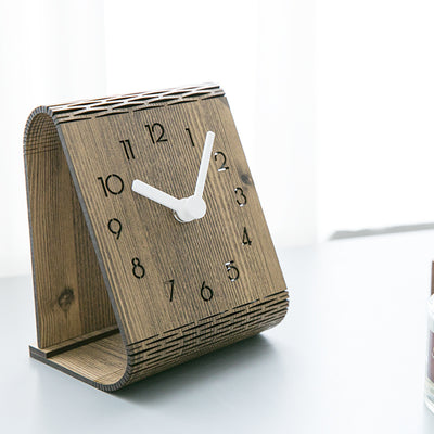 Simple Desktop Desk Clock Desktop Ornaments Desk Clock Bedroom Silent Pendulum Clock Home Wall Clock