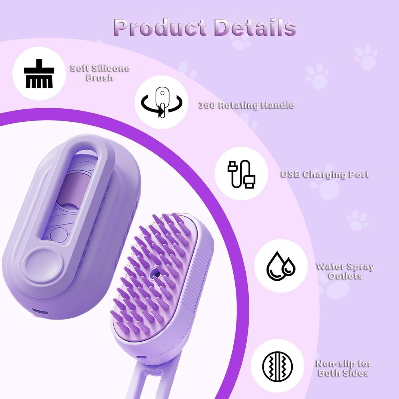 steamy cat brush
