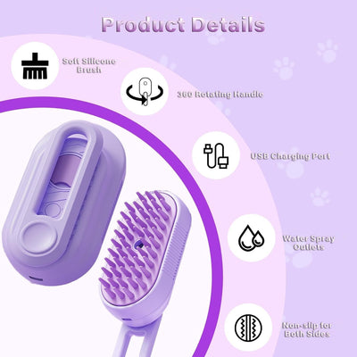 steamy cat brush
