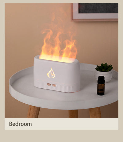 Factory Price Flame Humidifier Aroma Diffusers Machine Home Bedroom SiFactory Price Flame Humidifier Aroma Diffusers Machine Home Bedroom Silent Essential Oil Flame Aroma Diffuser