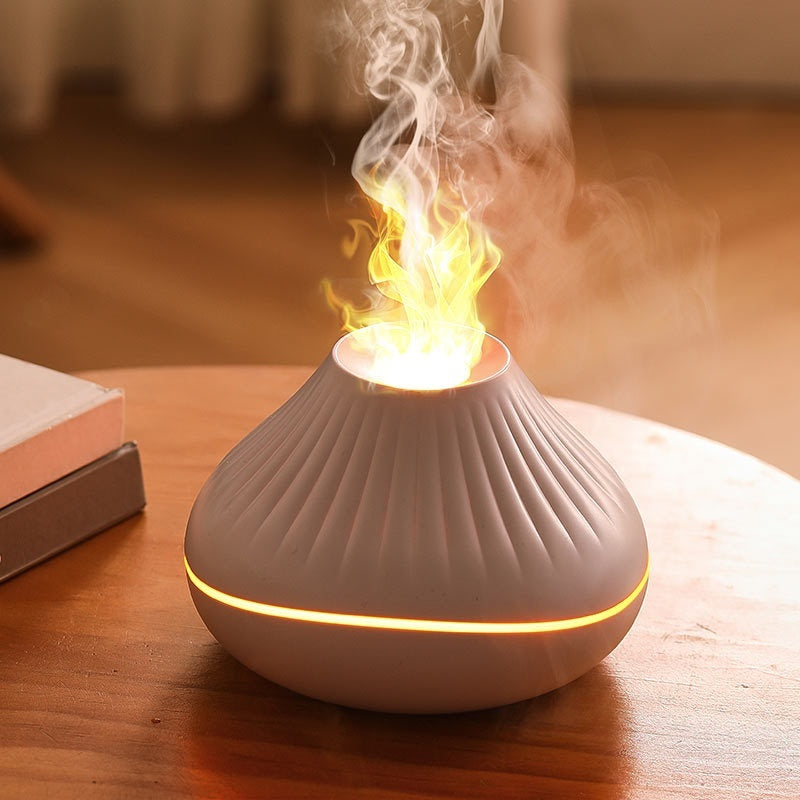 Large Capacity Rainbow Humidifier Simulation Flame Aroma DiffuserLarge Capacity Rainbow Humidifier Simulation Flame Aroma Diffuser
