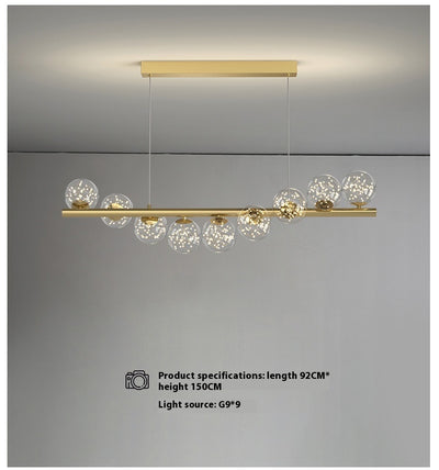 Dining Room Chandelier Creative 3D Long ChandelierDining Room Chandelier Creative 3D Long Chandelier