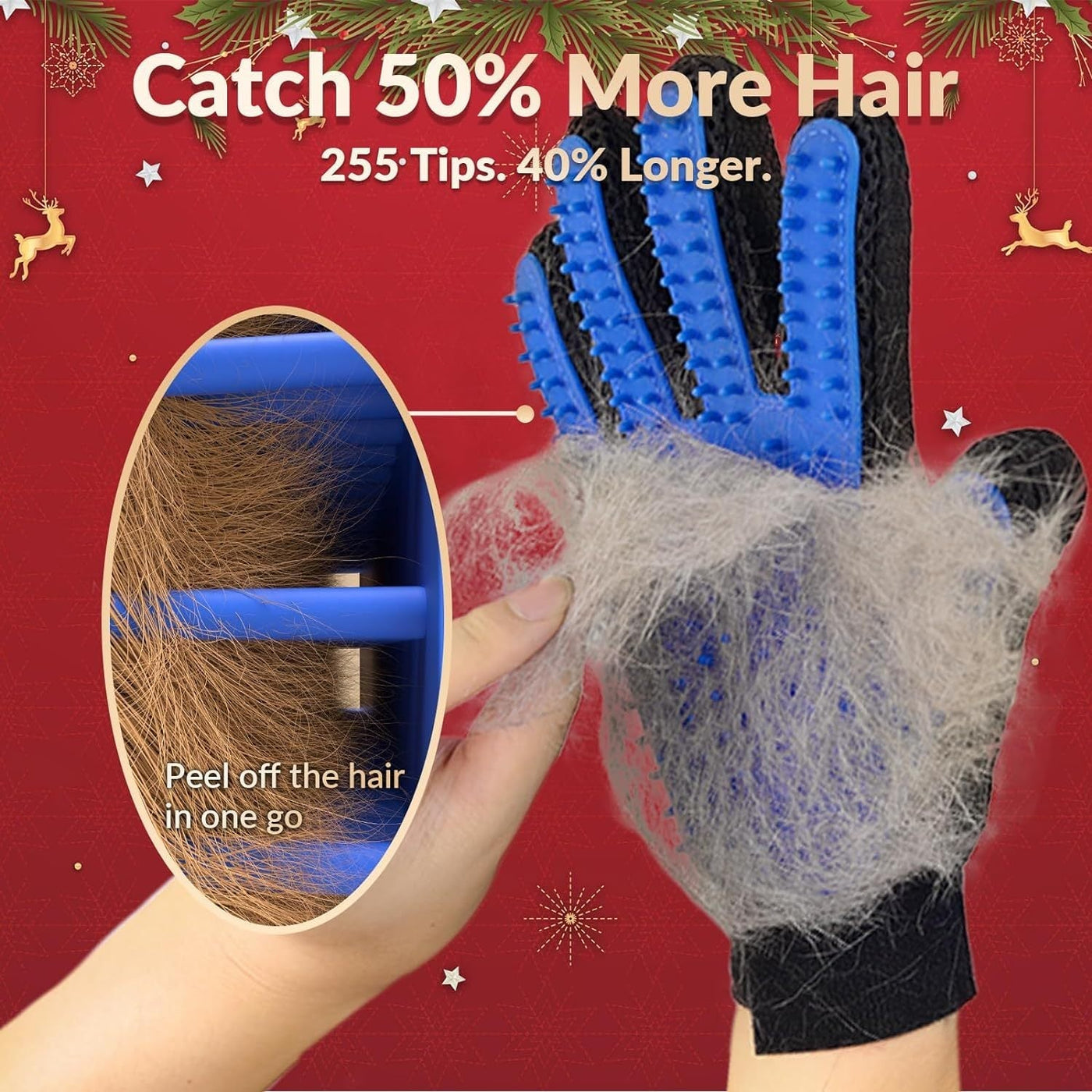 pet grooming gloves