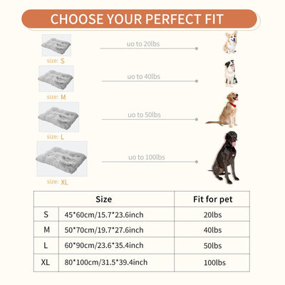 Dog Bed Mats Washable Large Dog Sofa Bed Portable Pet Kennel Long PlusDog Bed Mats Washable Large Dog Sofa Bed Portable Pet Kennel Long Plush House Sleep Protector Product Dog Bed