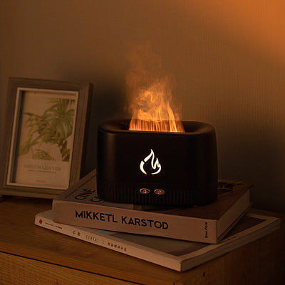 Factory Price Flame Humidifier Aroma Diffusers Machine Home Bedroom SiFactory Price Flame Humidifier Aroma Diffusers Machine Home Bedroom Silent Essential Oil Flame Aroma Diffuser