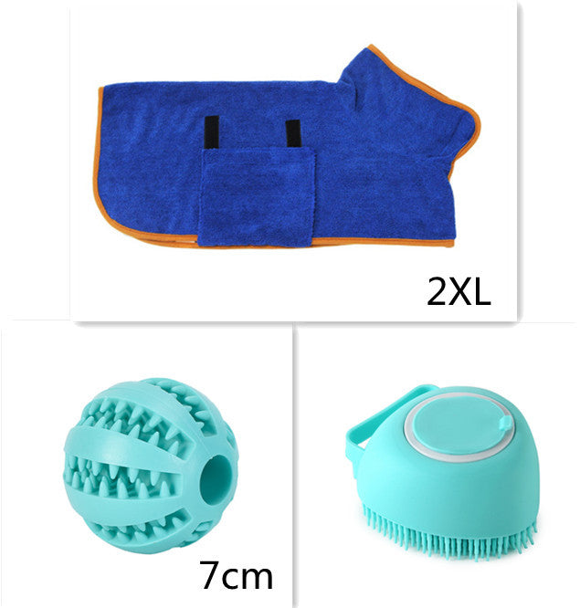 silicone dog bath massage brush