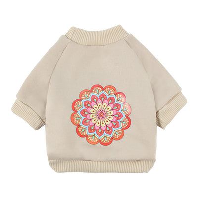 Dog Leisure Sweater Pet Multi-pattern Polyester Clothing