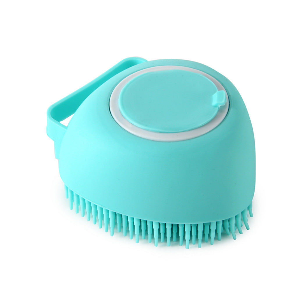 silicone dog bath massage brush