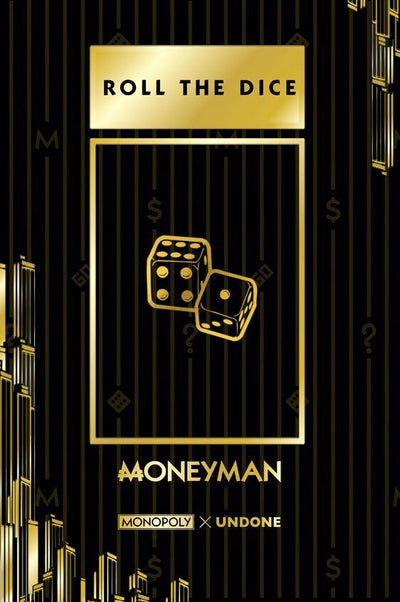 Abstract Golden Monopoly Art Posters And Prints Rich Money Man PictureAbstract Golden Monopoly Art Posters