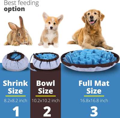Adjustable Snuffle Mat For Dogs Large Breed Puzzle Toys Small Dog Enrichment Toys For Large Dogs Slow Eating Stress Relief Dog Toy For Feeding  Dog Mental Stimulation Toys