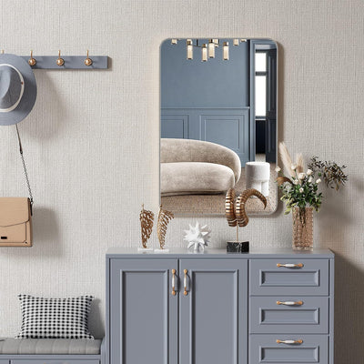 Silver bathroom mirrors