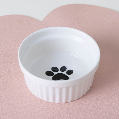 Cat Bowl Ceramic Double Bowl Water Bowl Tall Diagonal Pet Bowl supplies