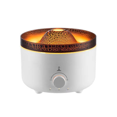 Mute Of New Small Simulated Flame Volcano Humidifier Flame Humidifier Small Simulated Flame Volcano Humidifier Flame Humidifier Volcano Diffuser Home Decorations