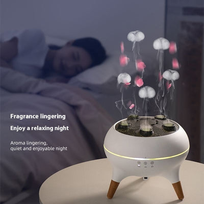 Household  Intelligent Jellyfish Ultrasonic Air Humidifier Ultrasonic Household Intelligent Jellyfish Ultrasonic Air Humidifier Ultrasonic Porous Atomization Timing Remote Control Humidifier Aroma Diffuser