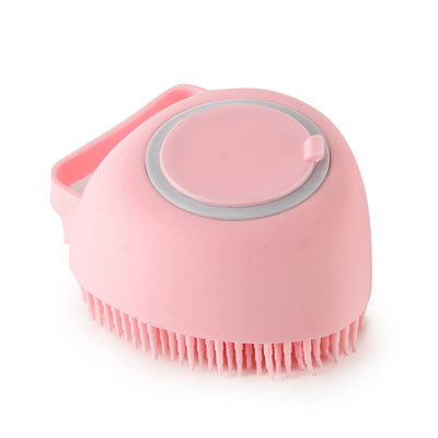 silicone dog bath massage brush