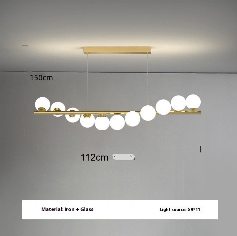 Dining Room Chandelier Creative 3D Long ChandelierDining Room Chandelier Creative 3D Long Chandelier