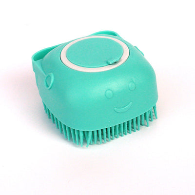 silicone dog bath massage brush