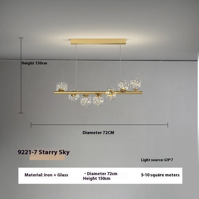 Dining Room Chandelier Creative 3D Long ChandelierDining Room Chandelier Creative 3D Long Chandelier