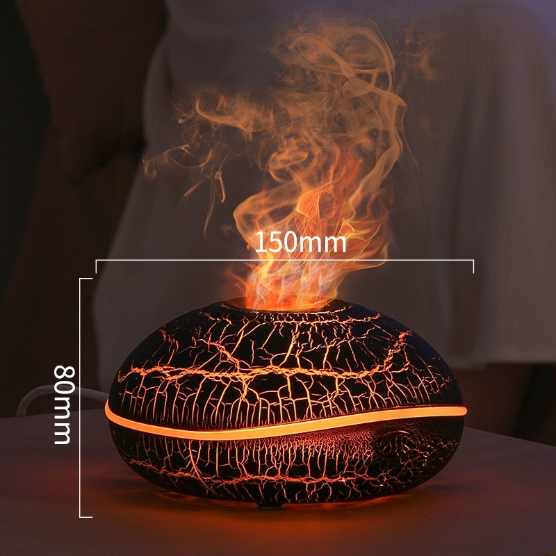 Large Capacity Rainbow Humidifier Simulation Flame Aroma DiffuserLarge Capacity Rainbow Humidifier Simulation Flame Aroma Diffuser