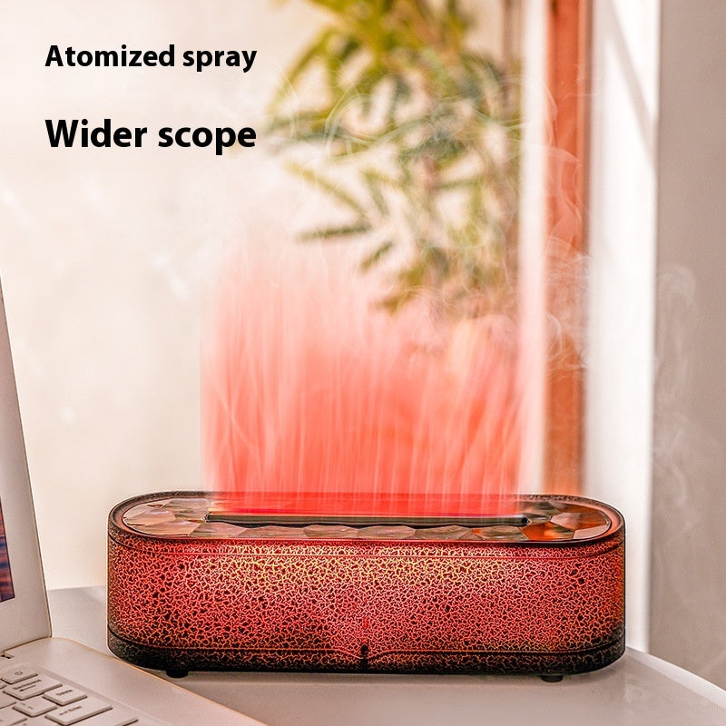Large Capacity Rainbow Humidifier Simulation Flame Aroma DiffuserLarge Capacity Rainbow Humidifier Simulation Flame Aroma Diffuser