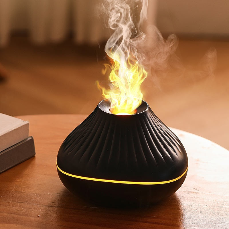 Large Capacity Rainbow Humidifier Simulation Flame Aroma DiffuserLarge Capacity Rainbow Humidifier Simulation Flame Aroma Diffuser