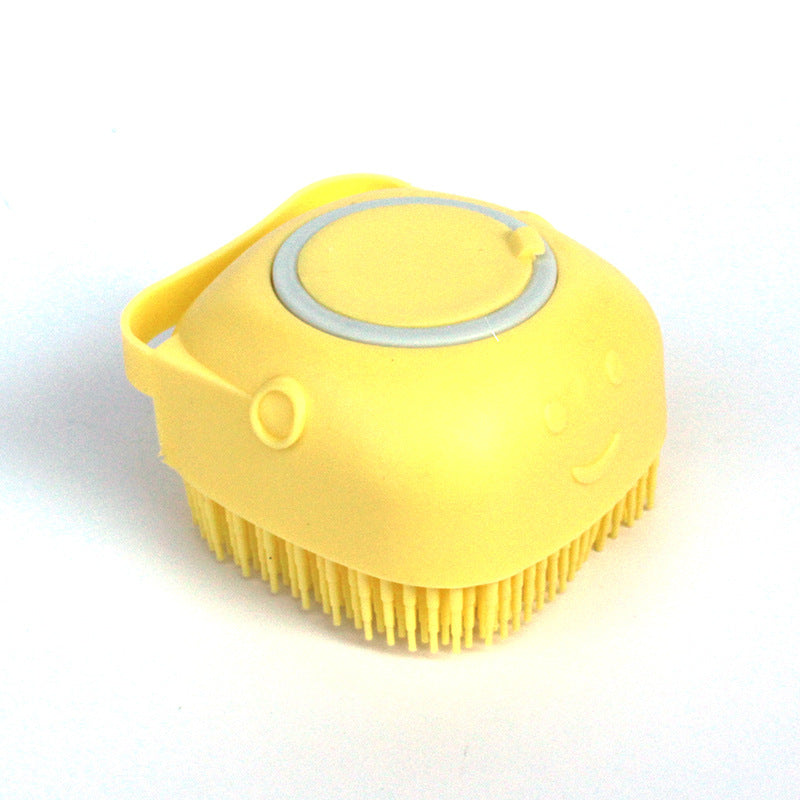 silicone dog bath massage brush