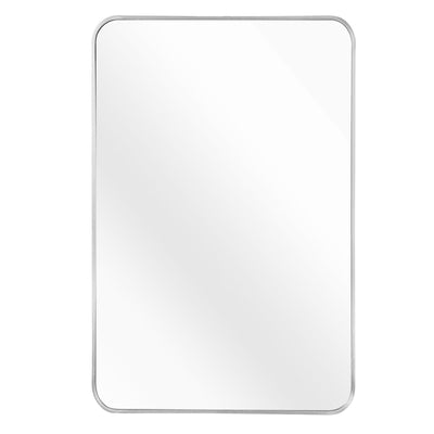 Silver bathroom mirrors