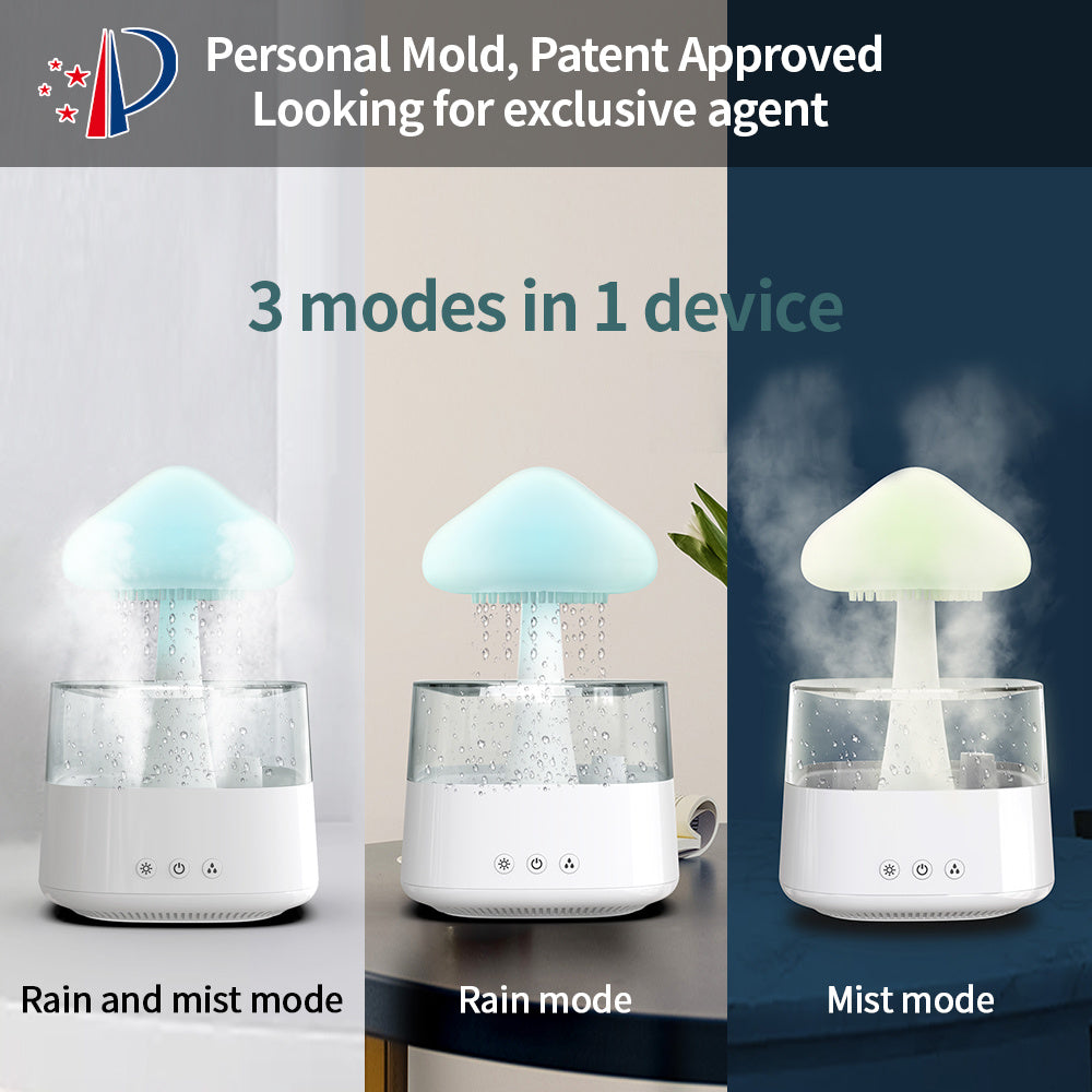 Rain Humidifier Mushroom Humidifier Rain Cloud Humidifier Water Drop HRain Humidifier Mushroom Humidifier Rain Cloud Humidifier Water Drop Humidifier