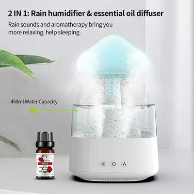Rain Humidifier Mushroom Humidifier Rain Cloud Humidifier Water Drop HRain Humidifier Mushroom Humidifier Rain Cloud Humidifier Water Drop Humidifier