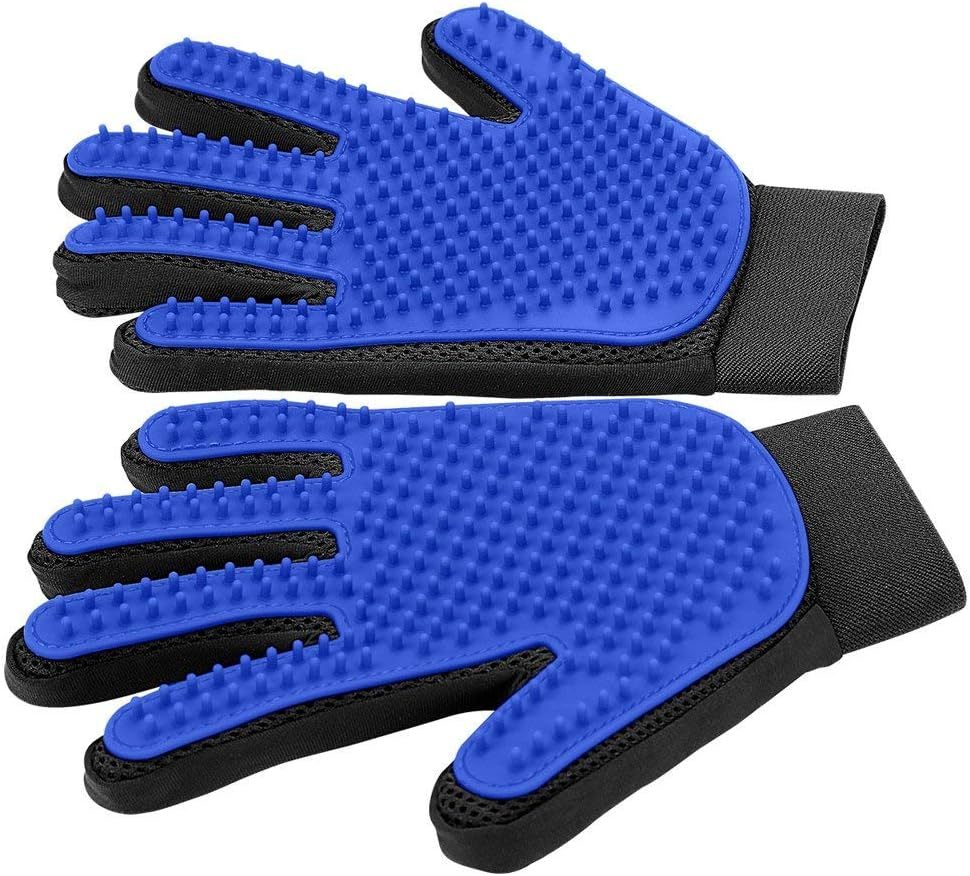 pet grooming gloves