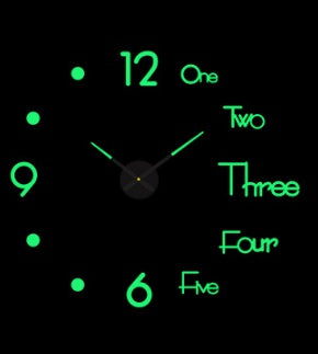DIY Wall Sticker Clock Silent AcrylicDIY Wall Sticker Clock Silent Acrylic
