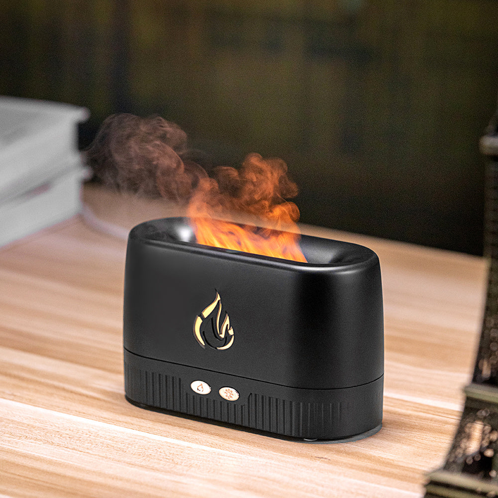 Factory Price Flame Humidifier Aroma Diffusers Machine Home Bedroom SiFactory Price Flame Humidifier Aroma Diffusers Machine Home Bedroom Silent Essential Oil Flame Aroma Diffuser